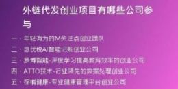 外鏈代發(fā)創(chuàng)業(yè)項目有哪些公司參與